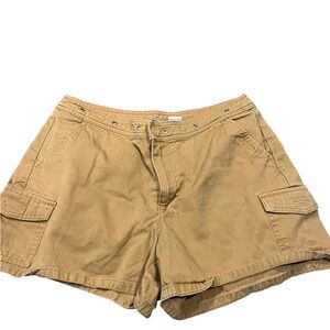 Casual Tan Women's Cargo Shorts
